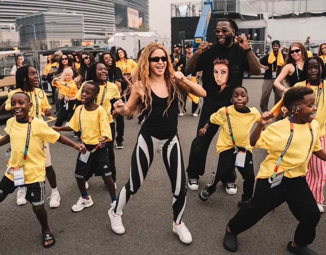 Triplets Ghetto Kids Ready to Fly Uganda's Flag at FIFA World Cup Final Halftime Show