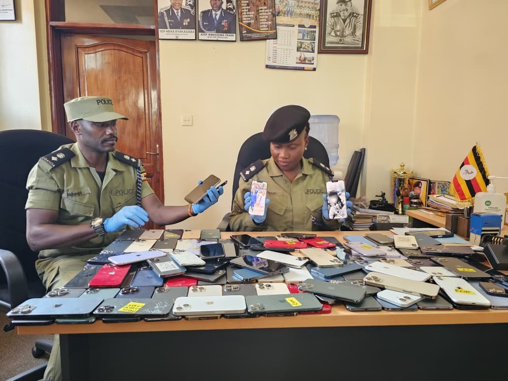 Katwe Police Recover 120 Suspected Stolen iPhones After Officer’s Phone Theft, Four Arrested