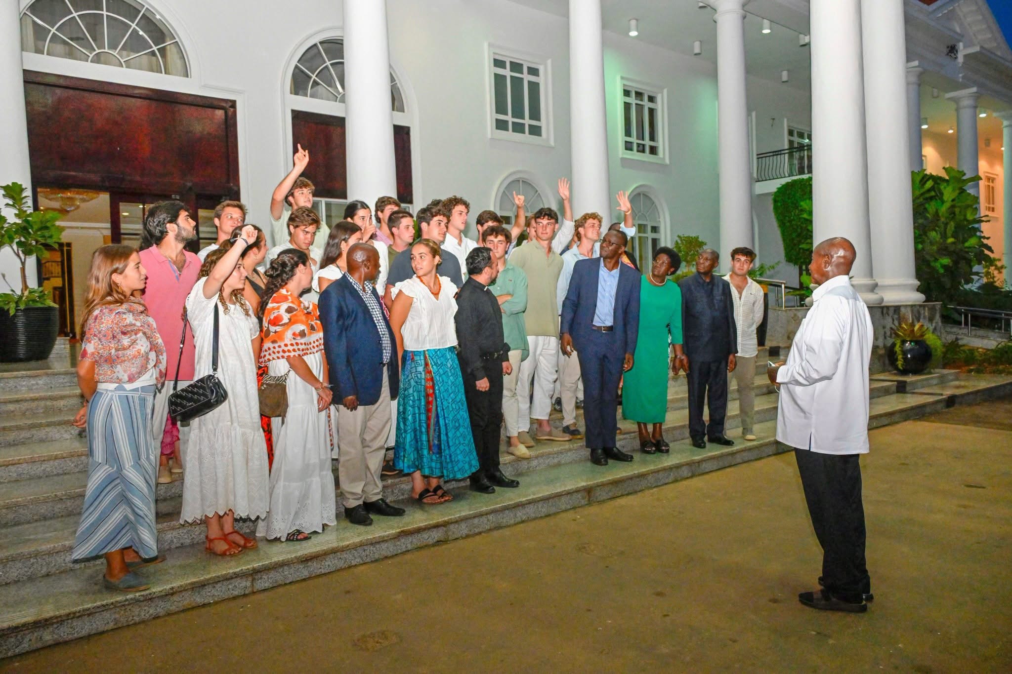 Museveni Welcomes ‘Spanish Bazzukulu’ After Four Years of Transforming Communities in Uganda.