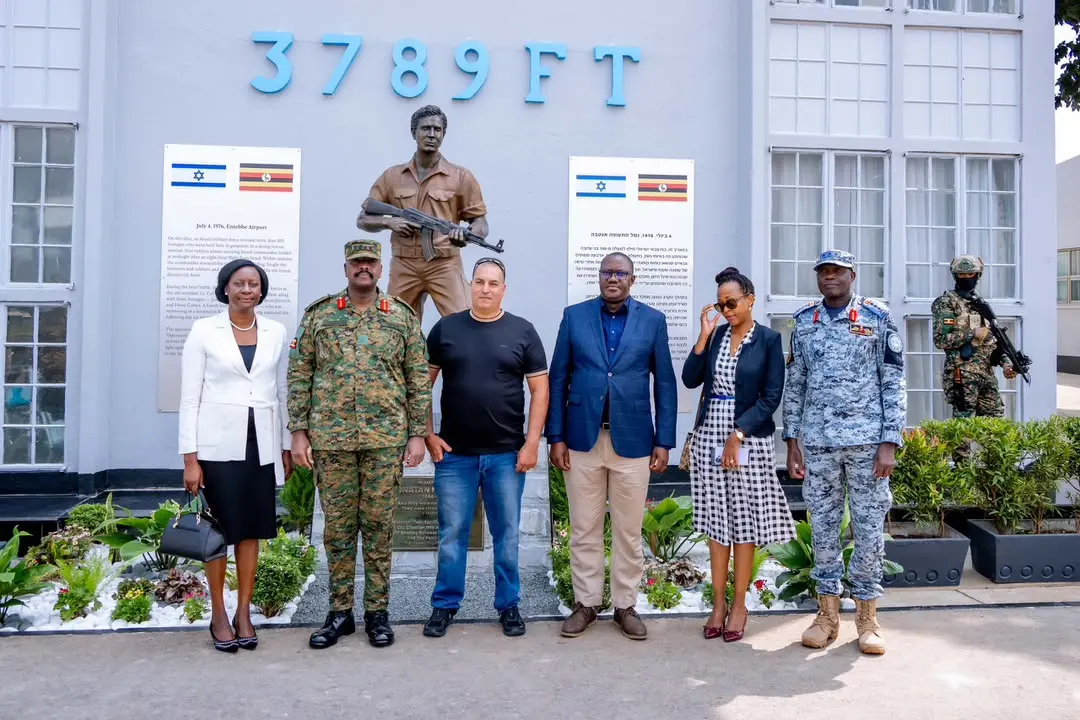Muhoozi Unveils Yoni Netanyahu Memorial at Old Entebbe Terminal, Reaffirms Uganda–Israel Ties