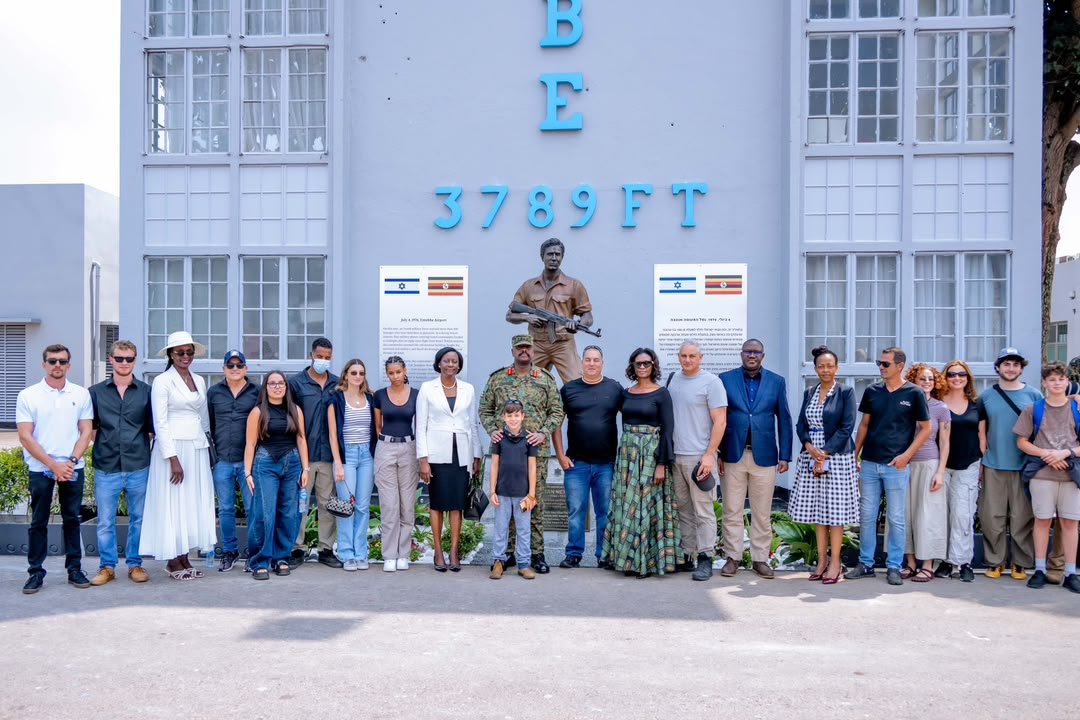 Muhoozi Unveils Yoni Netanyahu Memorial at Old Entebbe Terminal, Reaffirms Uganda–Israel Ties