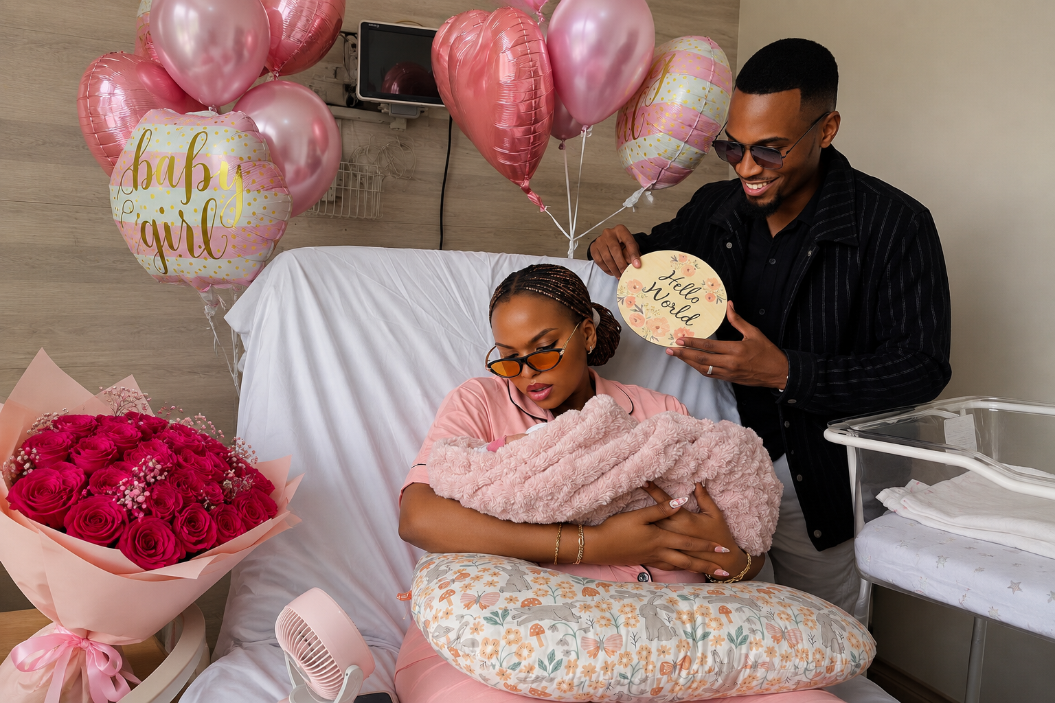 Baby No More! Baby Gloria and Husband Welcome Their First Child