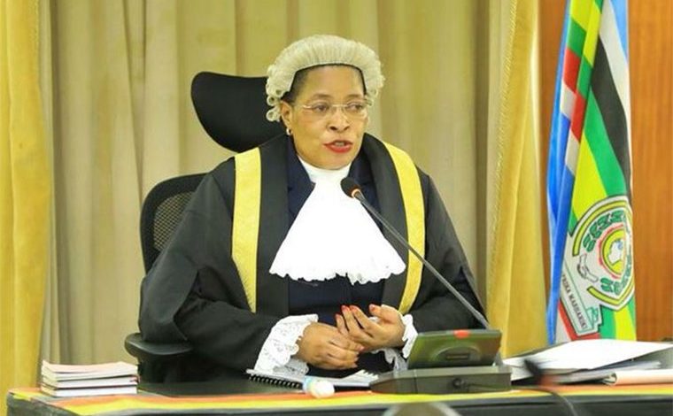 Former Speaker Anita Among Reappears Virtually in Parliament After 83 Days