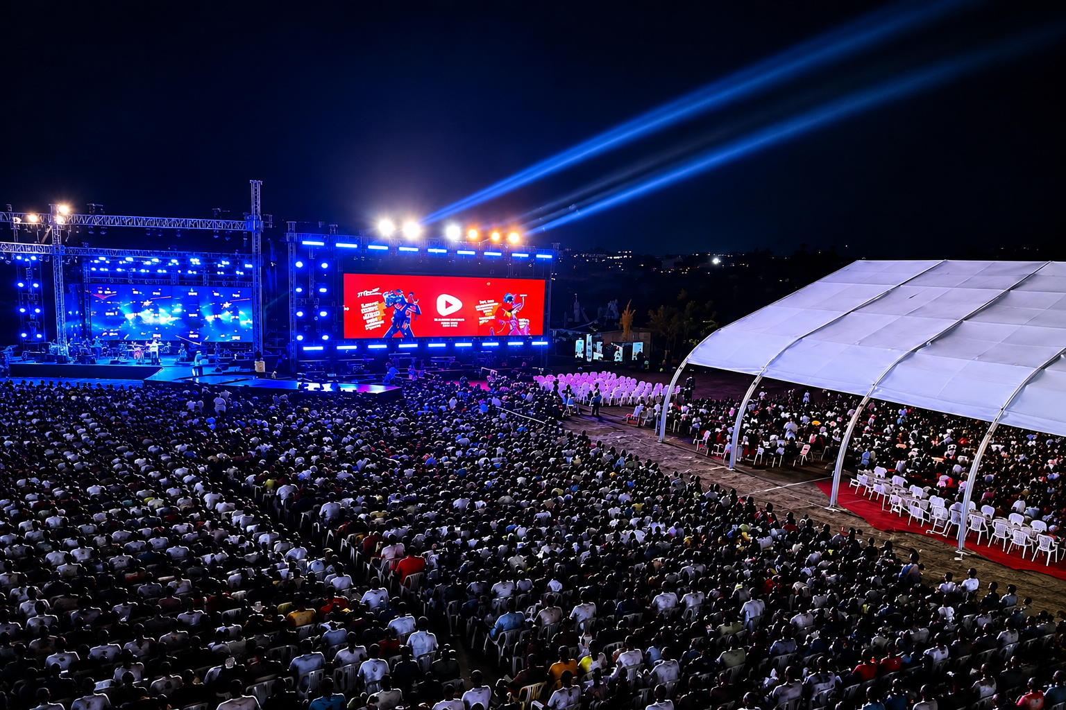 Ray G Draws Massive Crowd as Fans Pack Kololo Airstrip for Landmark Concert.